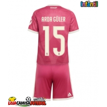 Camisa de Futebol Real Madrid Arda Guler #15 Equipamento Alternativo Infantil 2026-27 Manga Curta (+ Calças curtas)